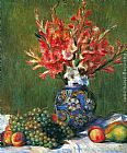 Pierre Auguste Renoir Canvas Paintings - Flowers and Fruit